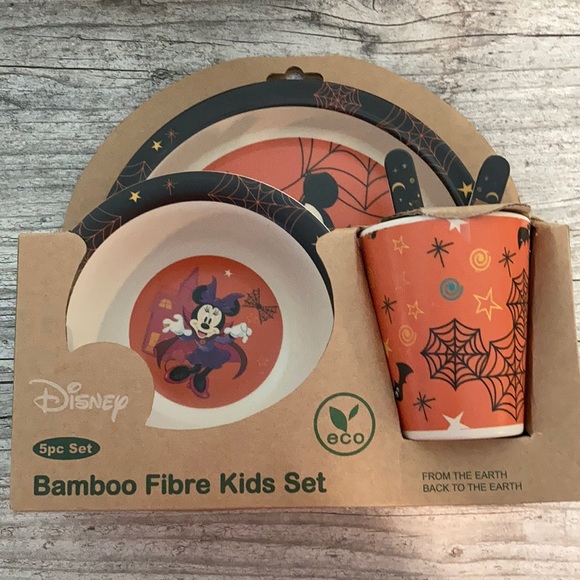 Disney Other - Disney Bambooware Kids Dining 5 Piece Set